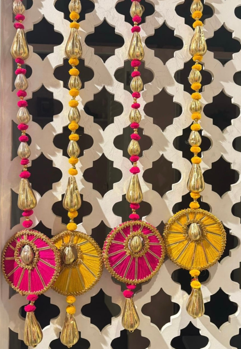 Gota Chakri Hangings (Pair)