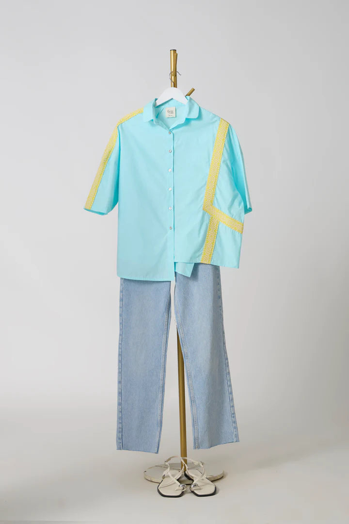 Leo Shirt-Aqua Mint