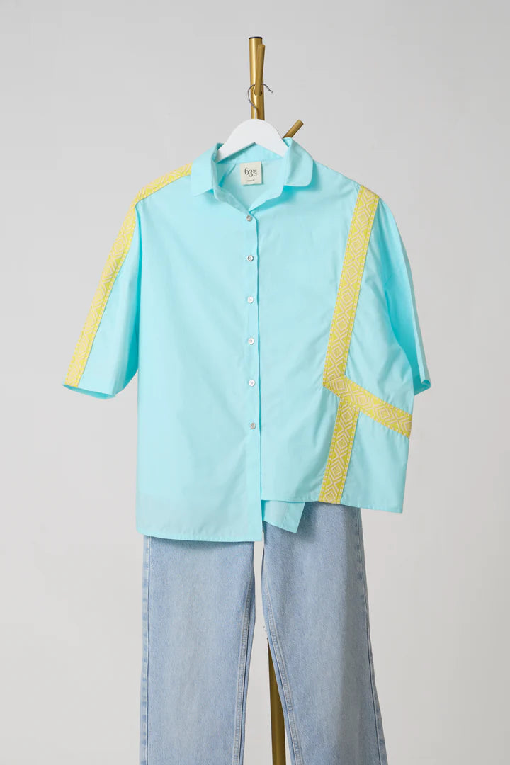 Leo Shirt-Aqua Mint