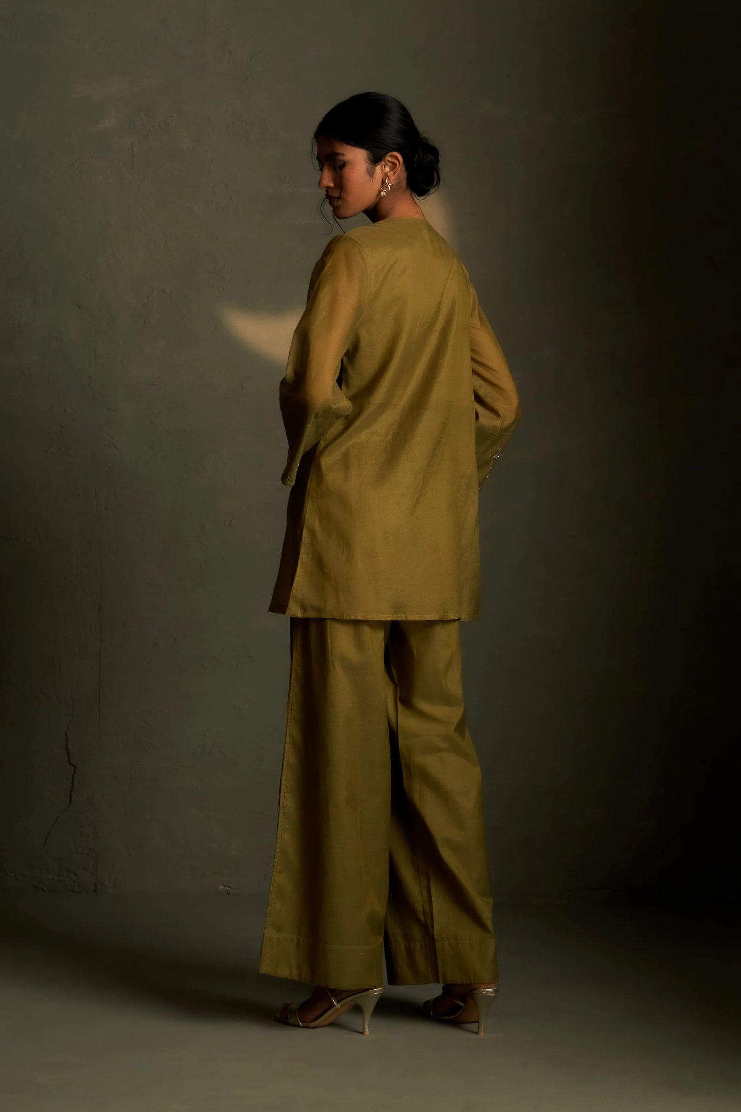 Olive Dusk Chand Sitara Set