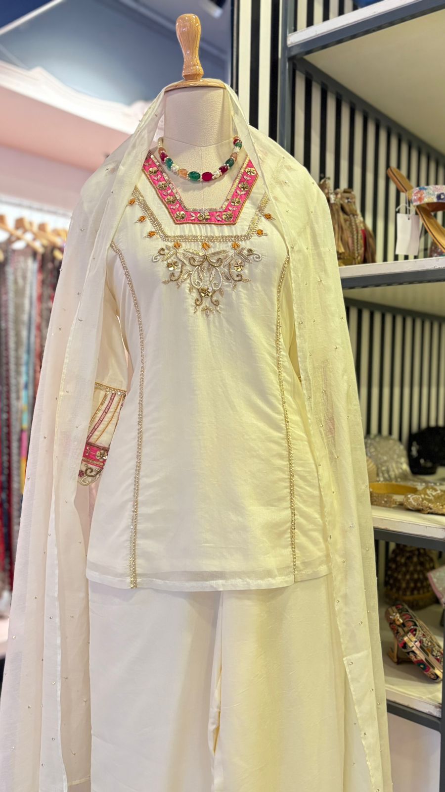 IVORY ELEGANCE SUIT SET