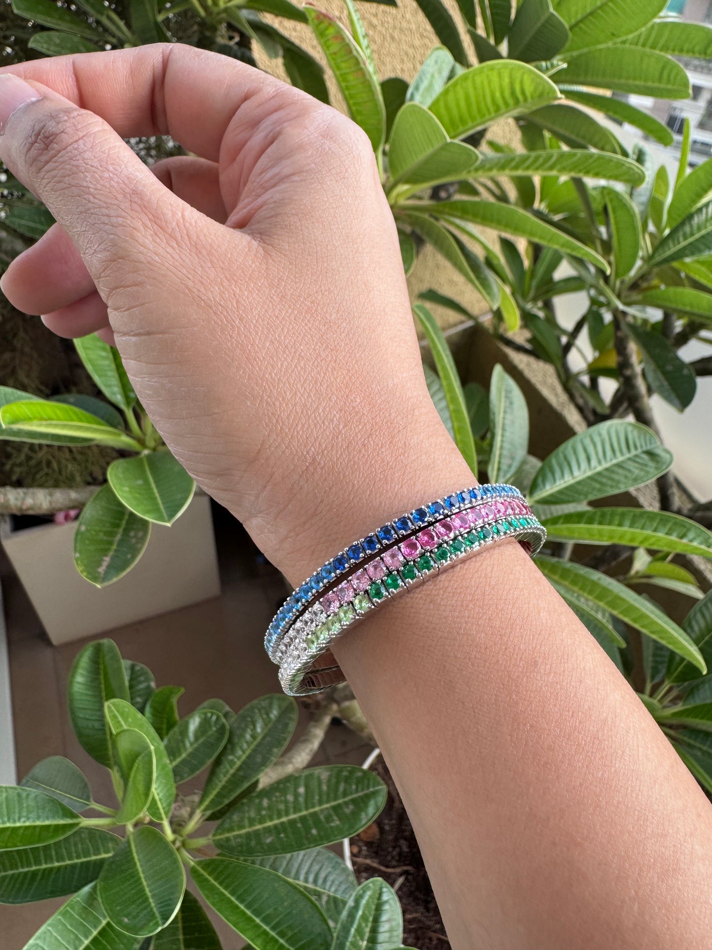 Cascade Tennis stretch bangle - 1 piece