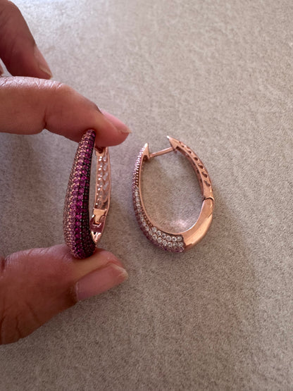Whispers of Colour - Oval Hoops