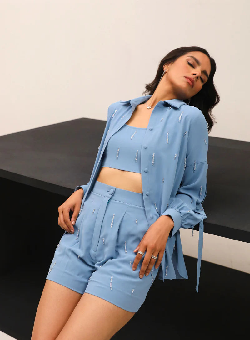 Lily Co-ord Set (Superblue)