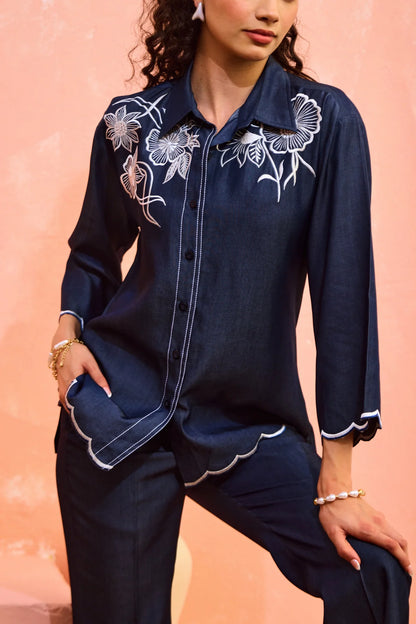 Bloom Denim Coord Set