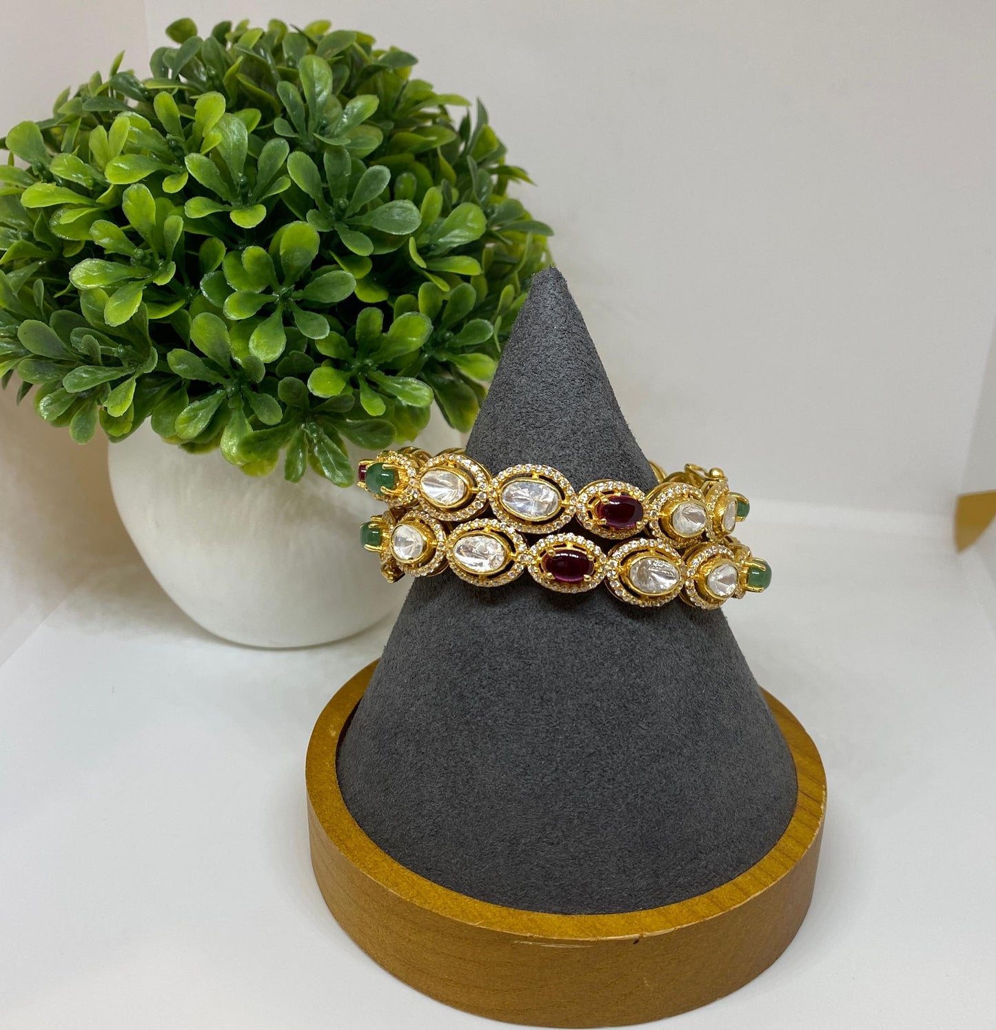 Tirangi Bangles 925 silver (pair)