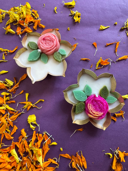 Small Urli Diya Candles