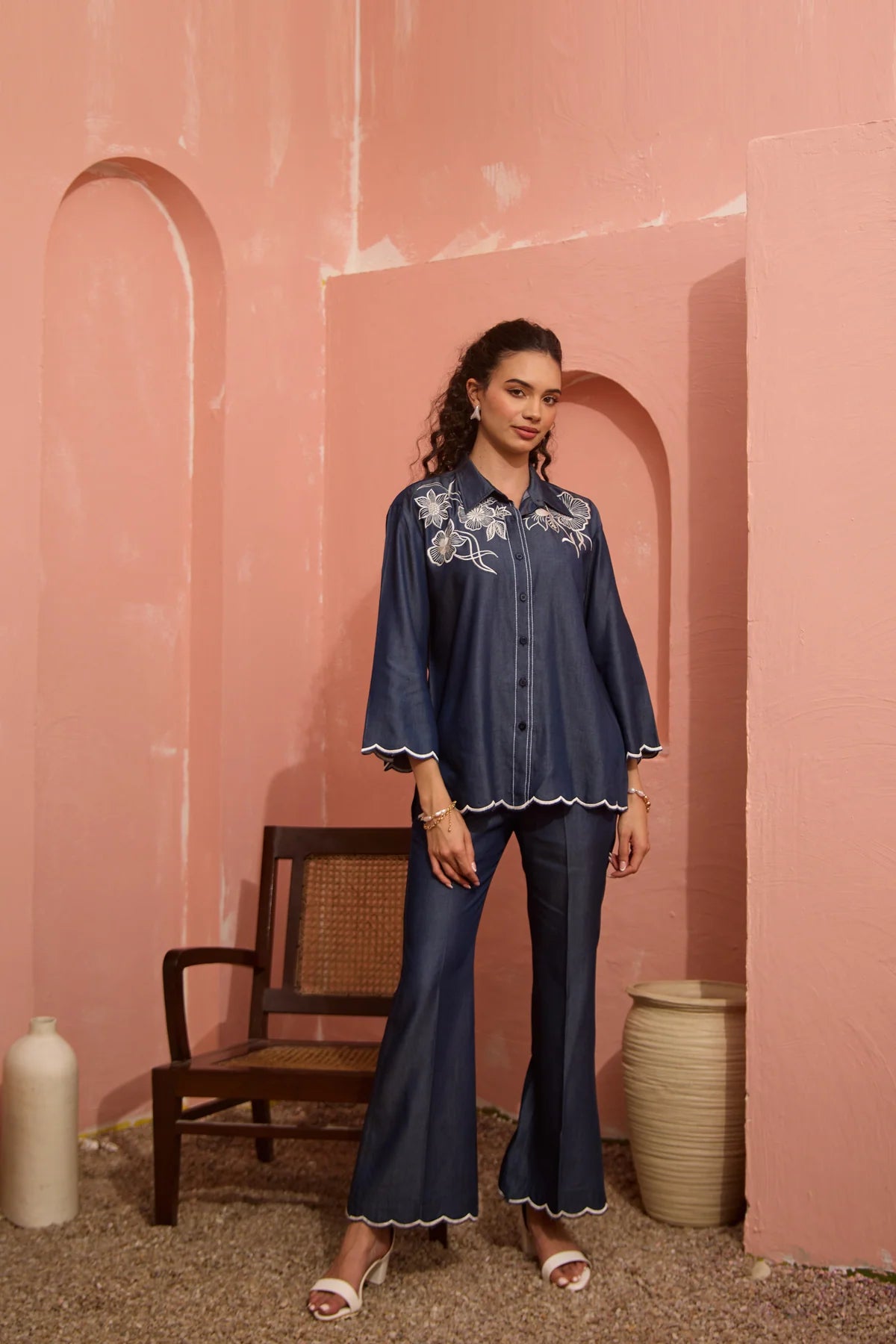 Bloom Denim Coord Set