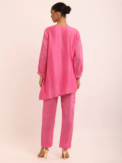 R PINK KURTA & R PINK PANTS