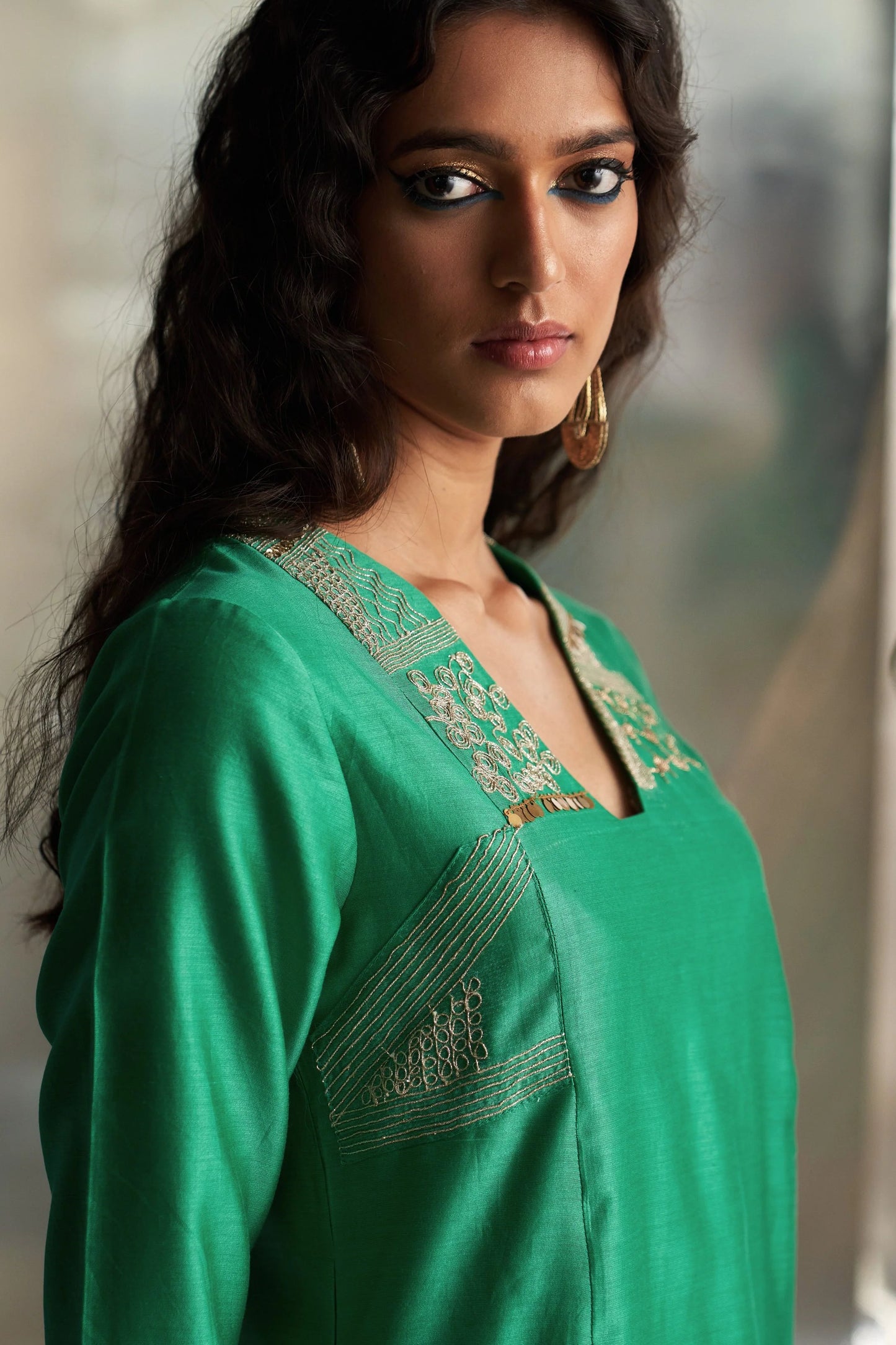 Lush Green Straight Kurta Set