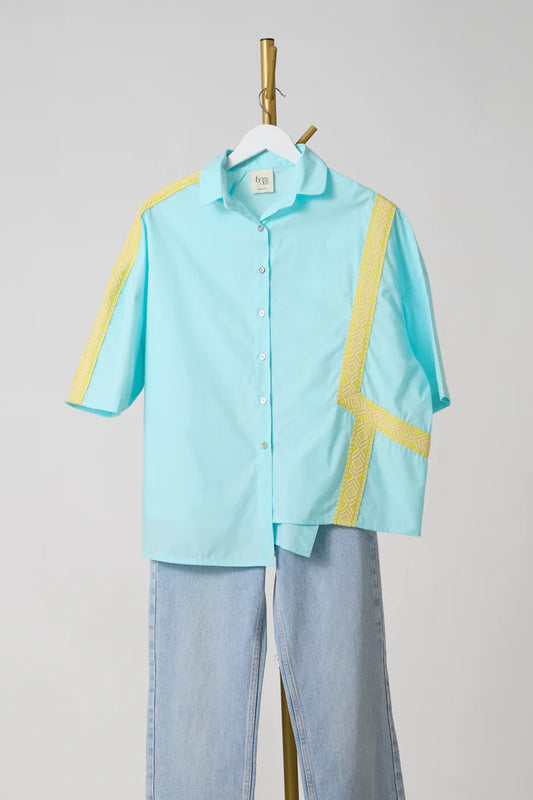 Leo Shirt-Aqua Mint