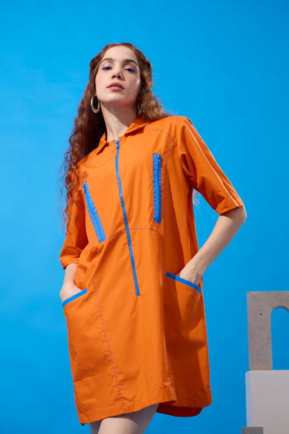 Dawson Dress-Mandarin Orange