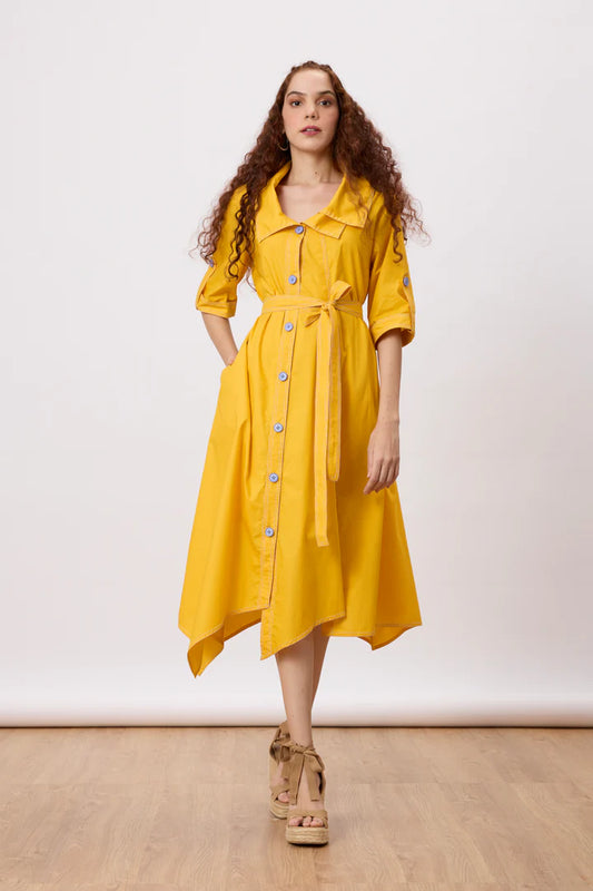 Juniper Dress-Tuscan Yellow