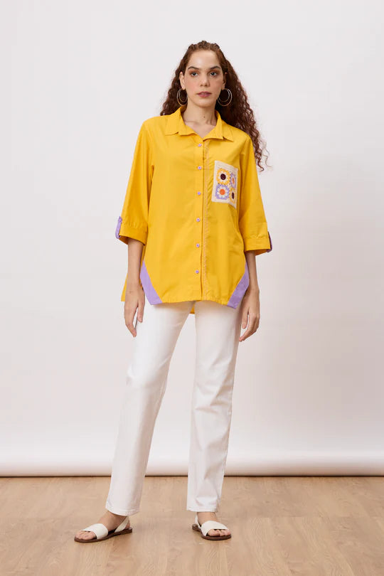 Doris Shirt-Tuscan Yellow