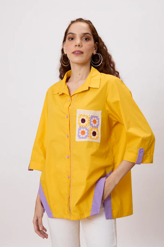 Doris Shirt-Tuscan Yellow