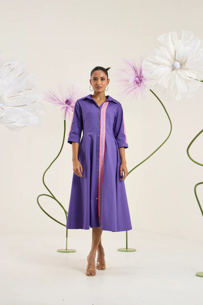 Naomi Dress-Acai Purple