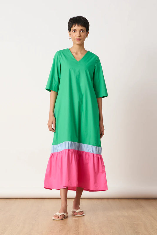 Nicole Dress-ISLAND GREEN