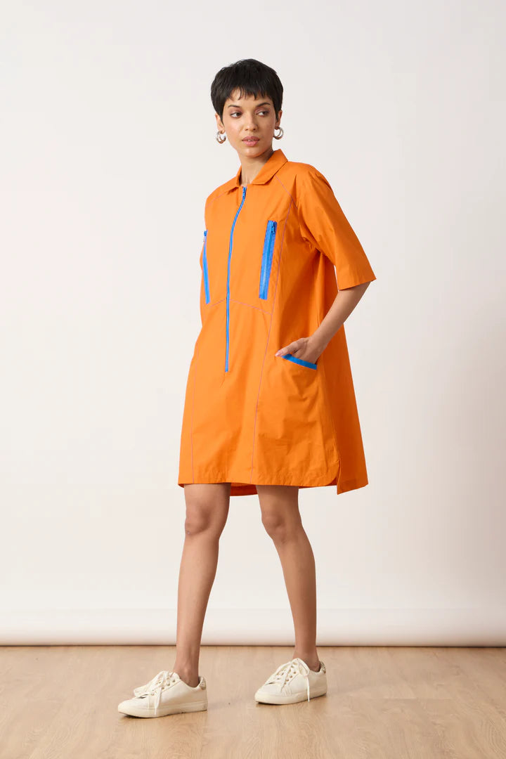 Dawson Dress-Mandarin Orange