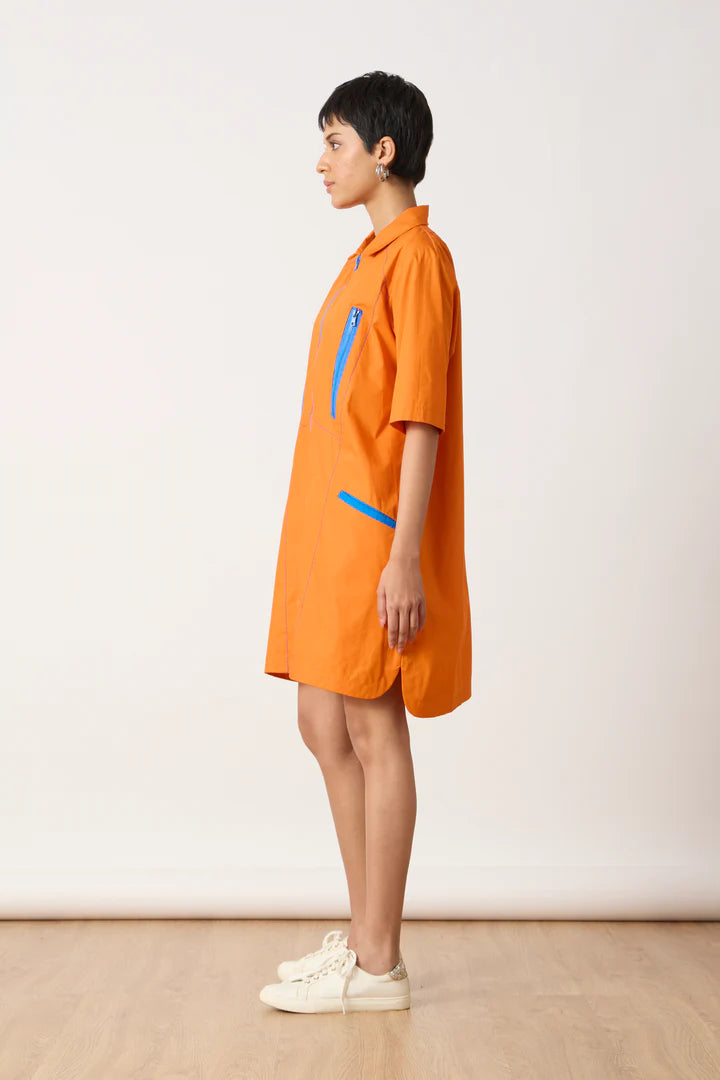 Dawson Dress-Mandarin Orange