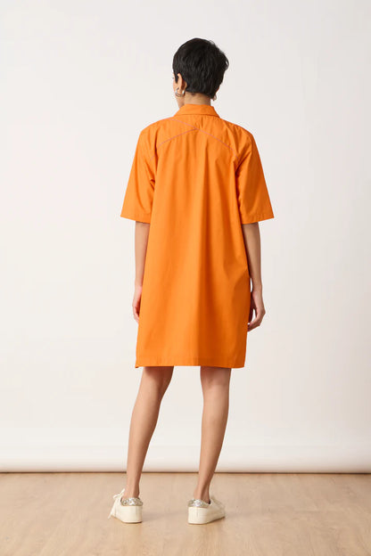 Dawson Dress-Mandarin Orange