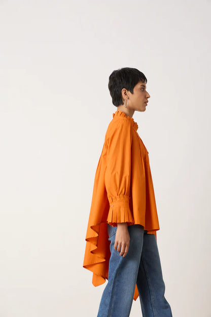 Cove Shirt-Mandarin Orange