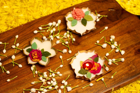 Small Urli Diya Candles