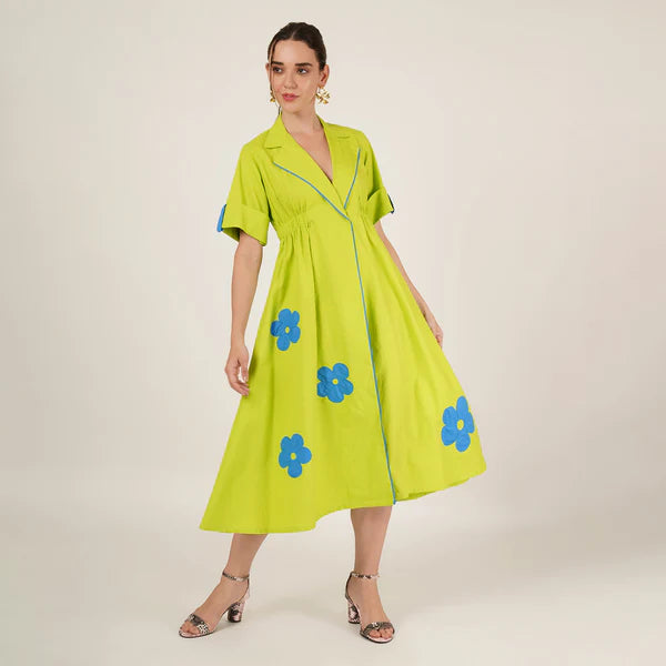 Lime Long Dress