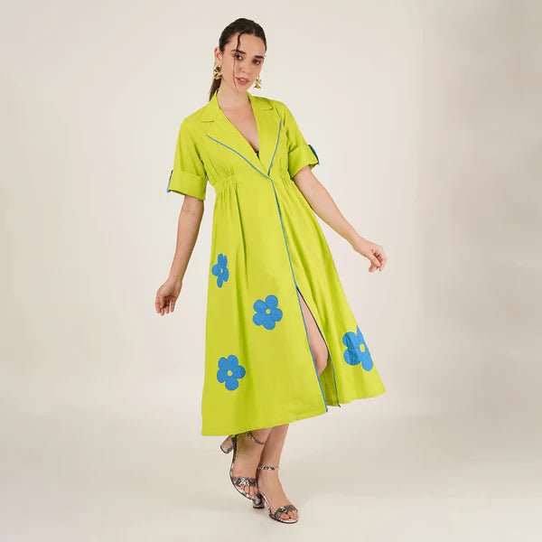 Lime Long Dress