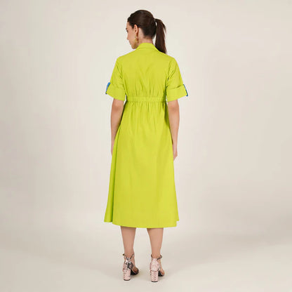 Lime Long Dress