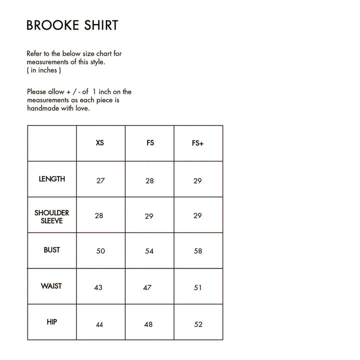 Brooke Applique Shirt