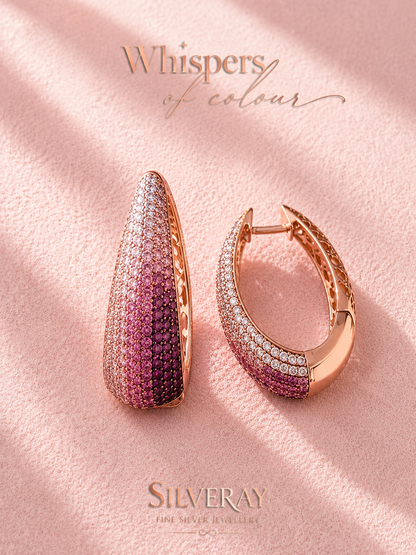 Whispers of Colour - Oval Hoops