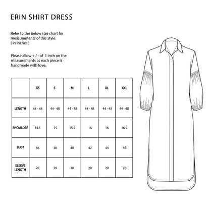 Erin Shirt Dress-Tropical Print