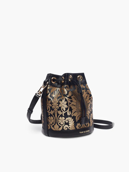 Bombay Bucket (Classic Black Brocade)