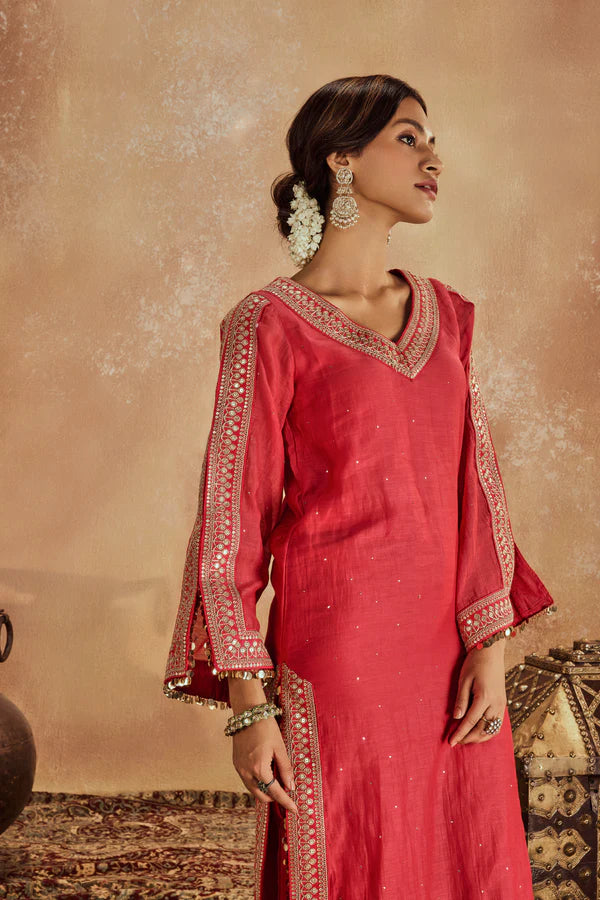 FALAK PINK KURTA SET