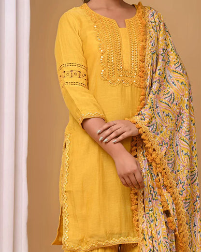 Mustard Yellow Garara Set