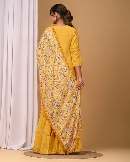 Mustard Yellow Garara Set