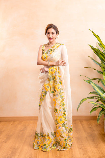 ORGANZA SAREE