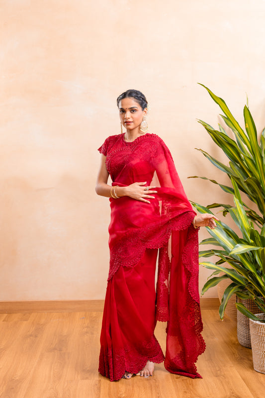 ORGANZA SAREE