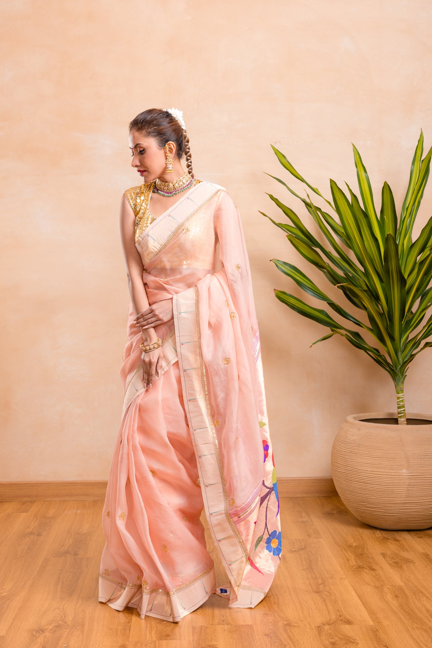 PAITHANI ORGANZA SAREE