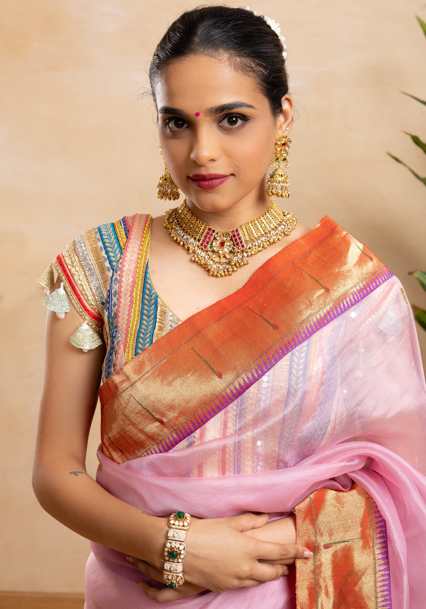 PAITHANI ORGANZA SAREE