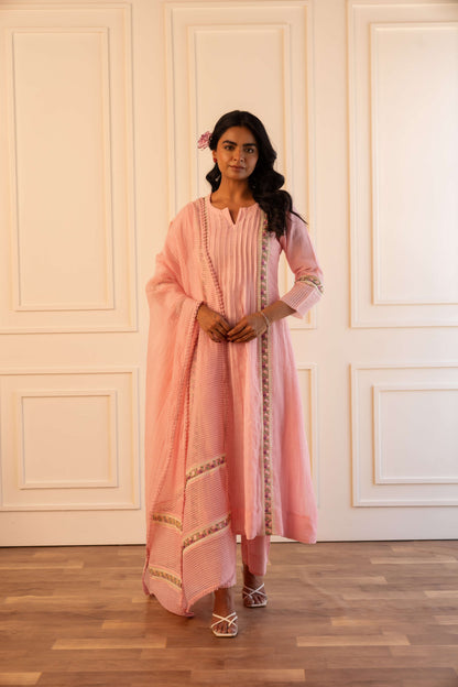 Mithila Suit Set – Powder Pink