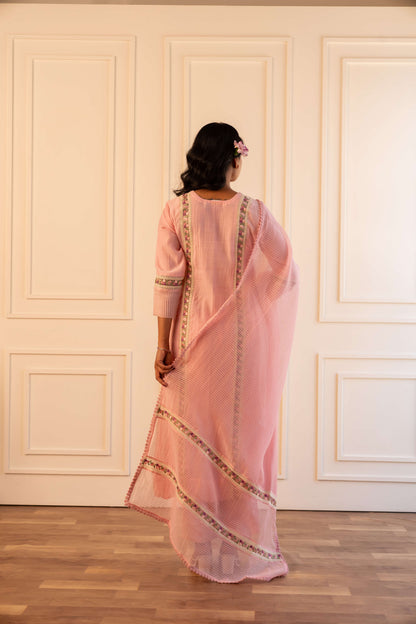 Mithila Suit Set – Powder Pink