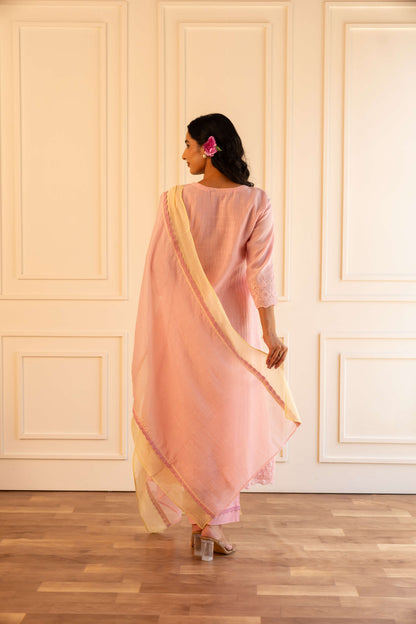 Heena Suit Set – Powder Pink