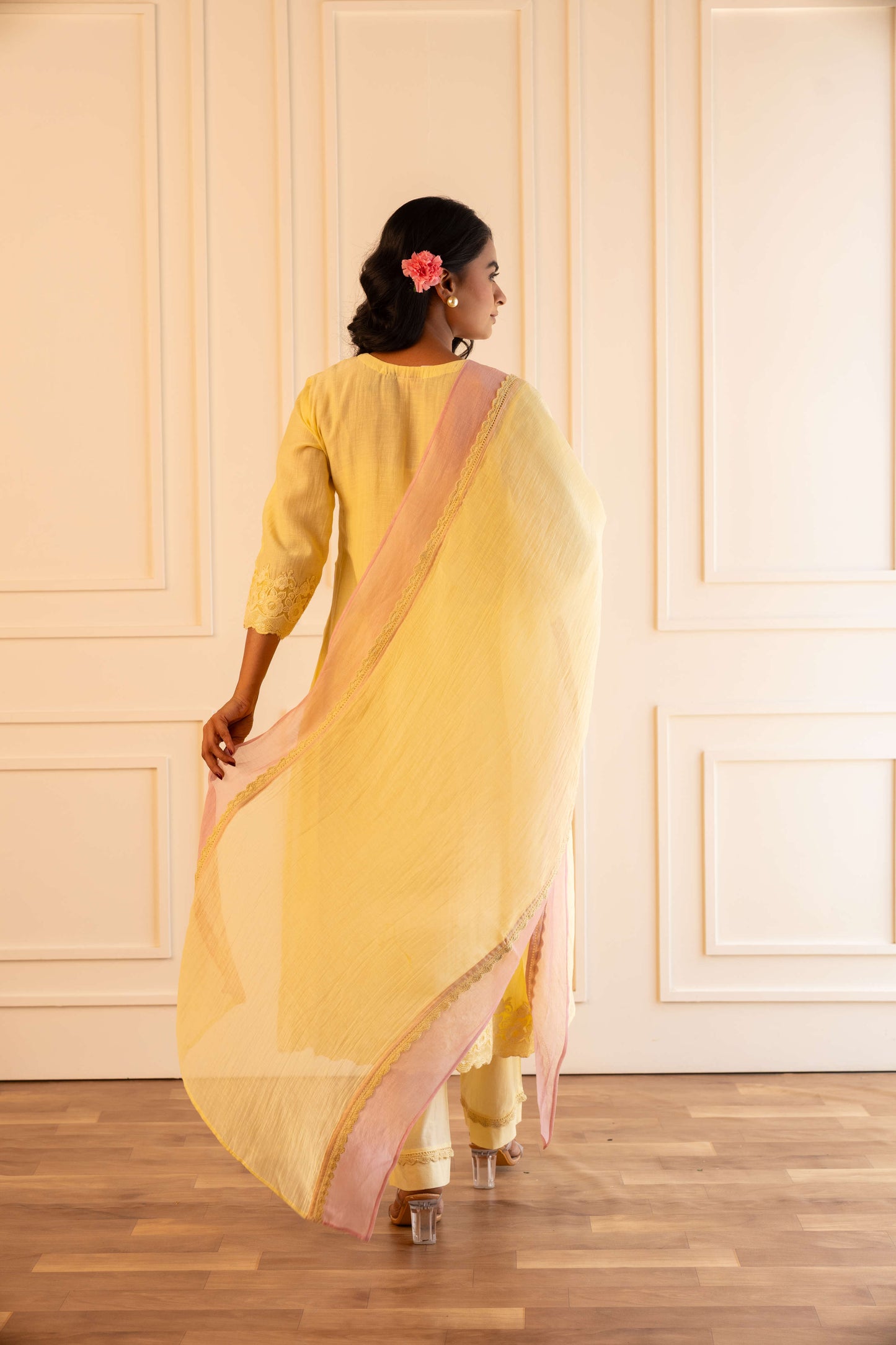 Heena Suit Set – Lemon Yellow