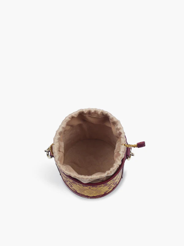 Barrel Potli (Divine Maroon Brocade)