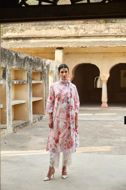 Neerja Kurta Set (Gulabi)