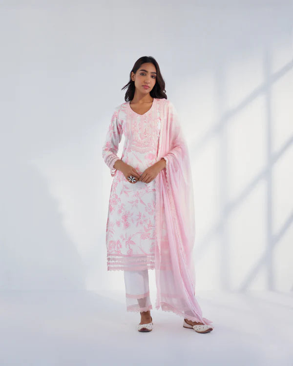 NYLA PINK KURTA SET