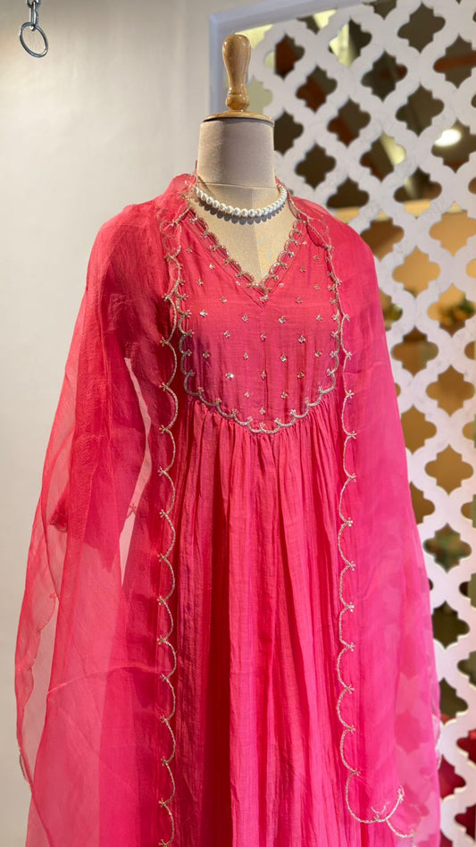 Fuchsia Pink Kurta