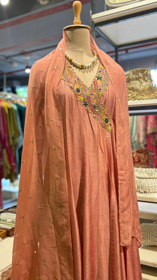 PEACH ROYAL SUIT SET