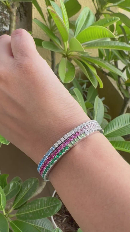 Cascade Tennis stretch bangle - 1 piece